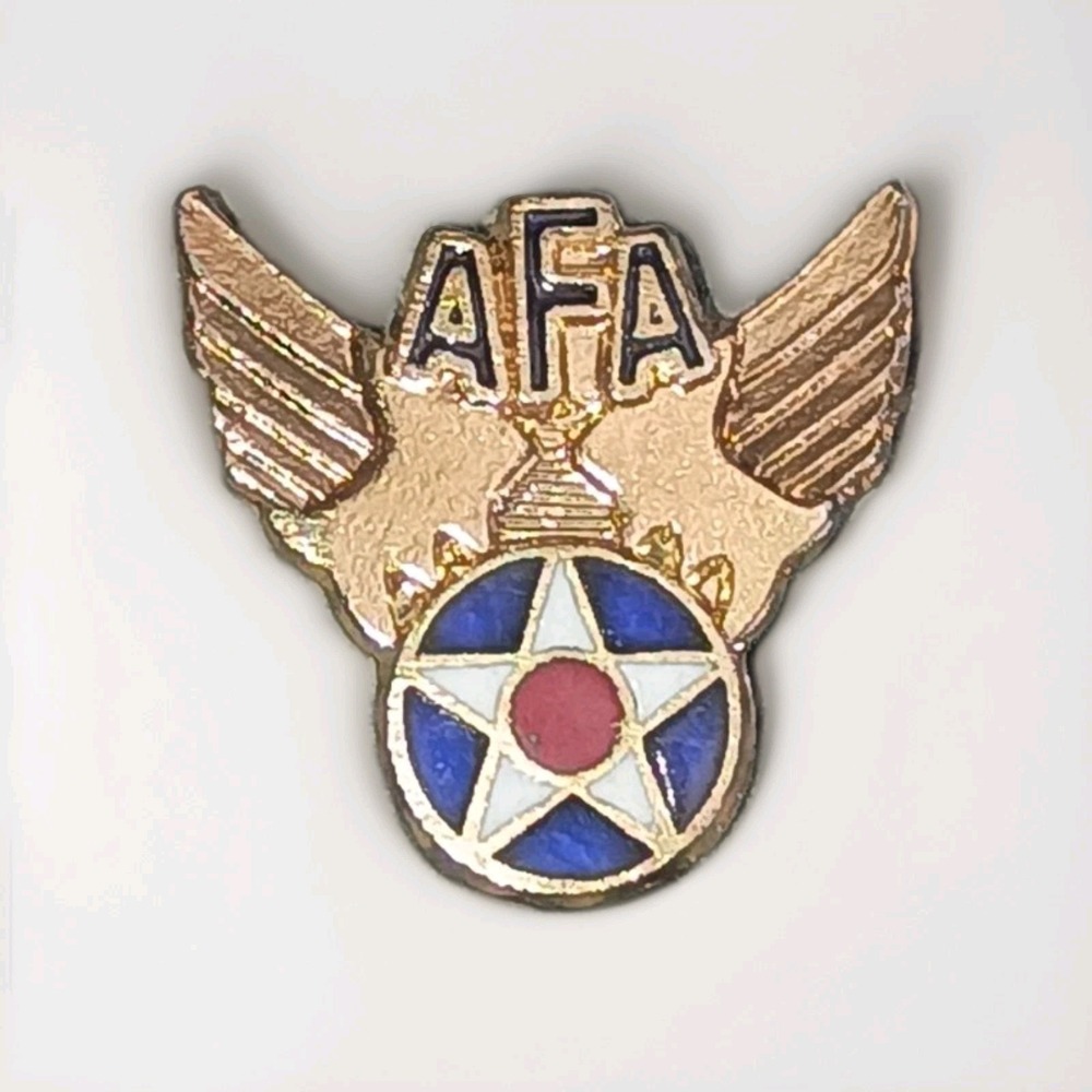 Vintage AFA Air Force Association Enamel Hat Lapel Pin Pinback Tie Tac USA